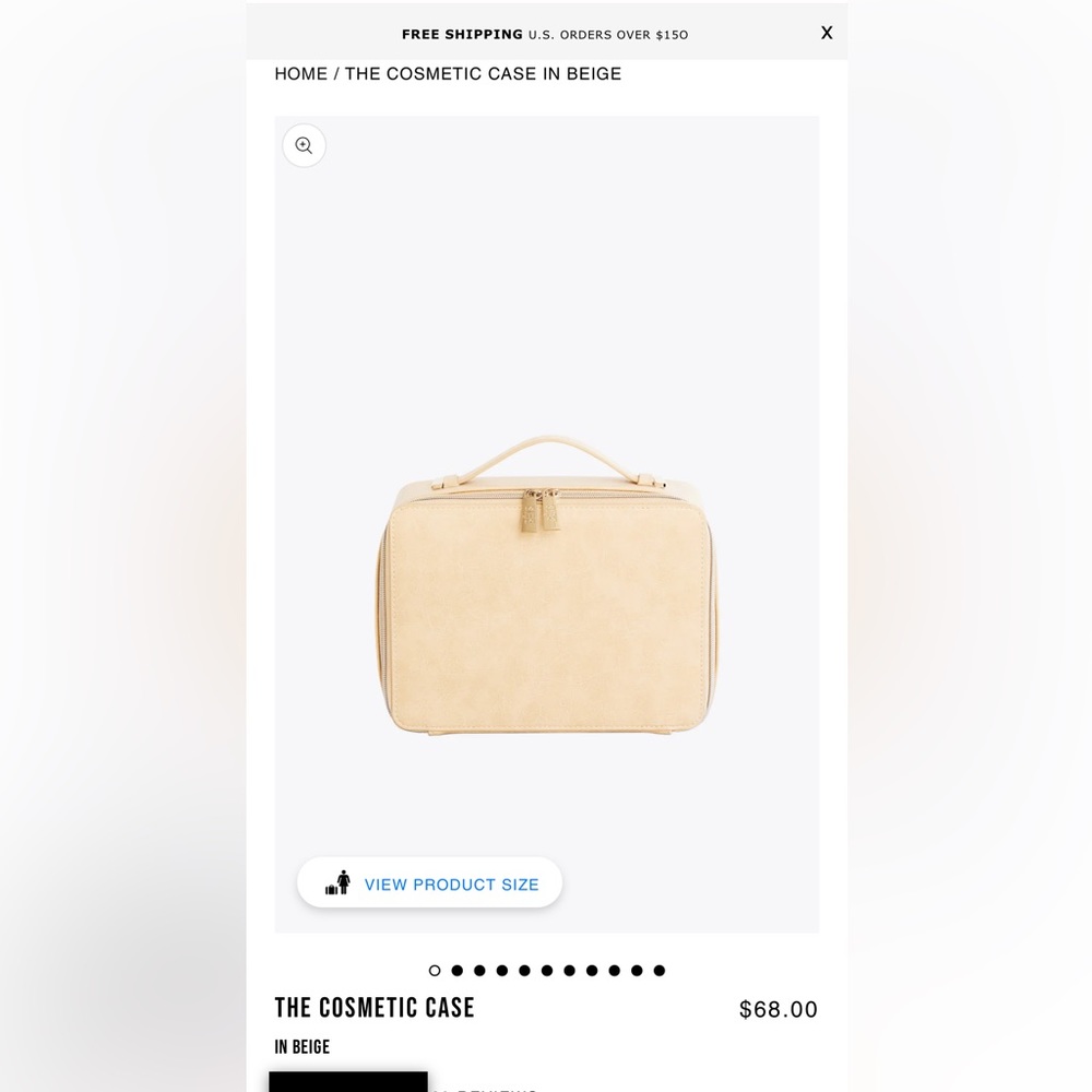 Beis cosmetic case